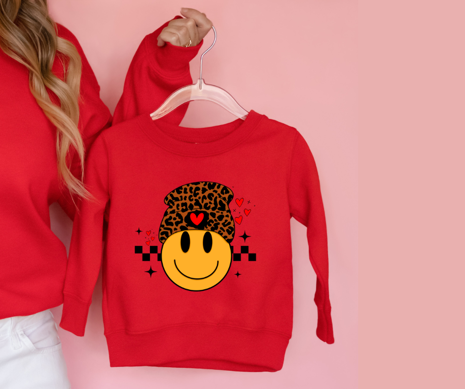 Retro Smiley Crewneck