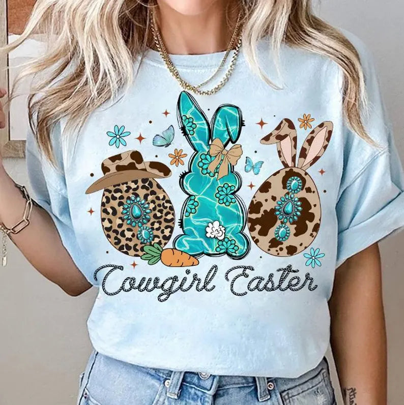 Cowgirl Easter Tee