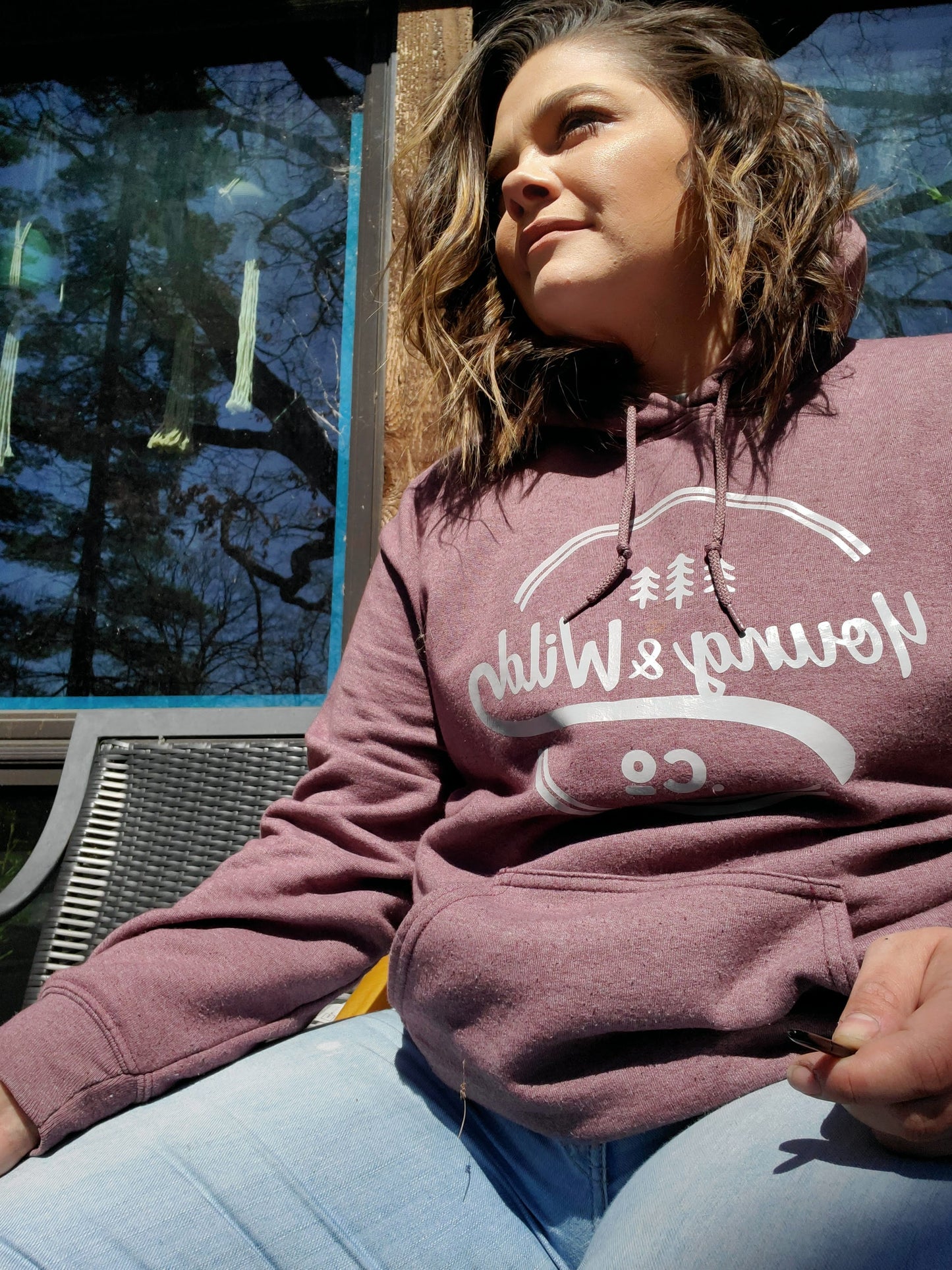 Young & Wild Logo Hoodie