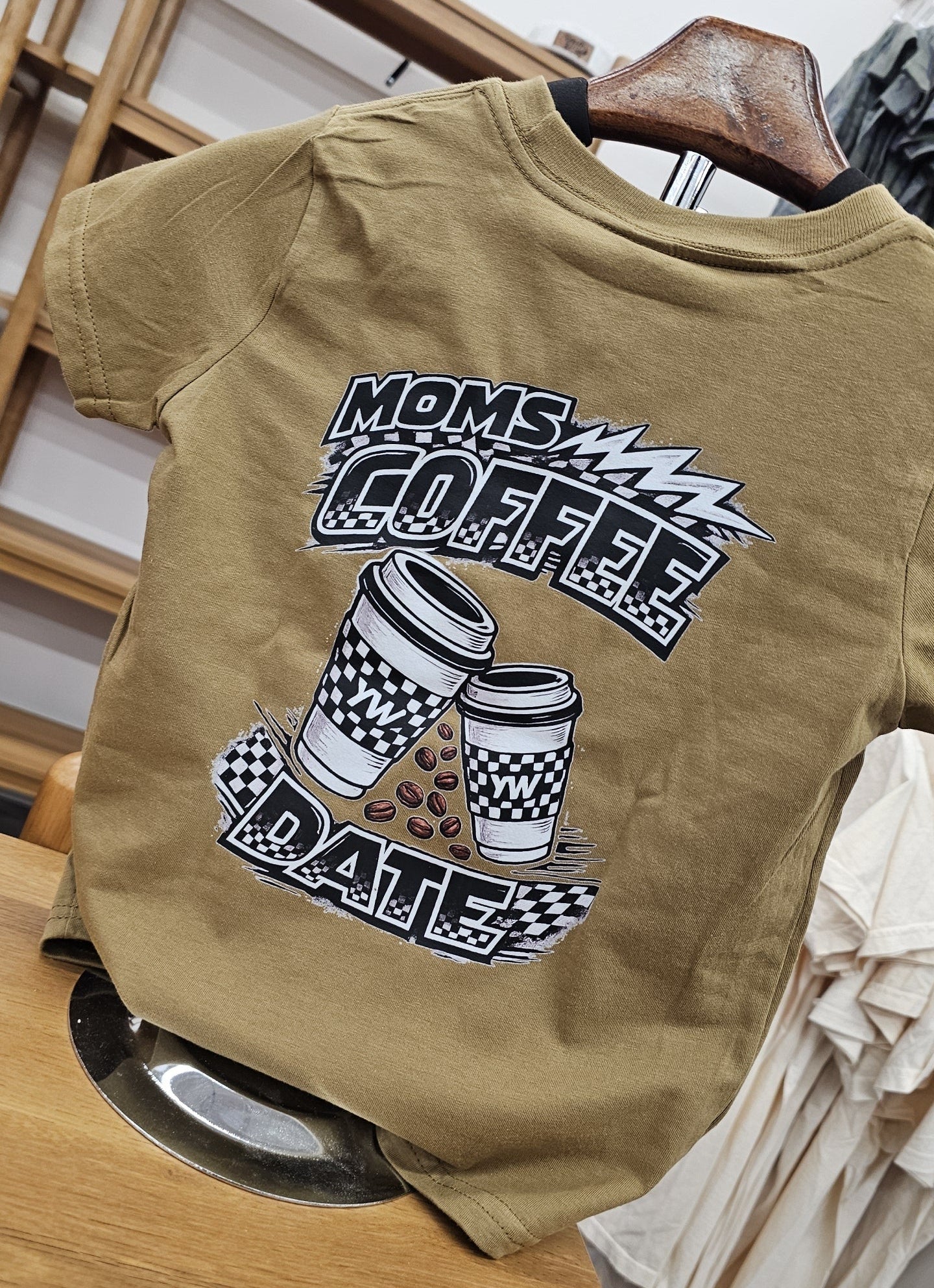 Mom’s Coffee Date Youth Graphic Tee