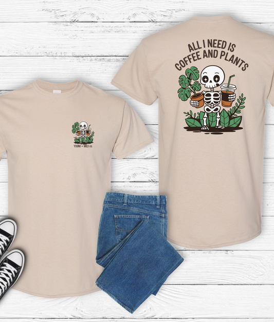 Coffee and Plants Tee