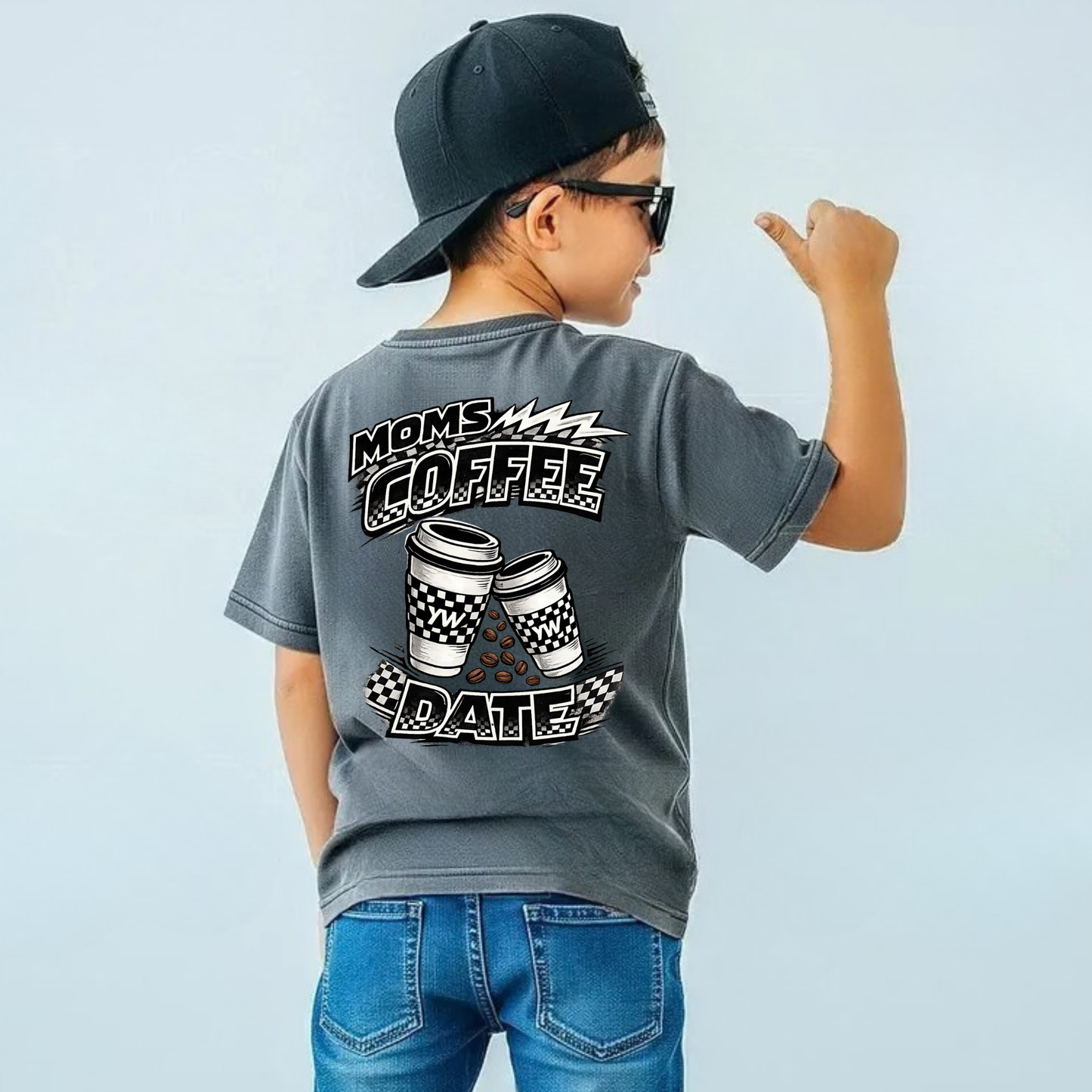 Mom’s Coffee Date Youth Graphic Tee