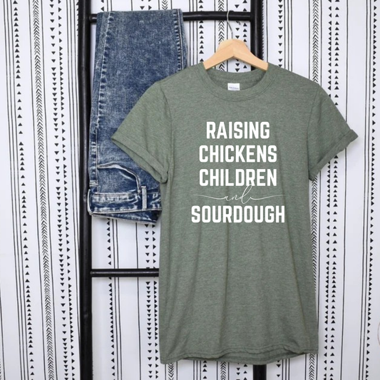 Raising Chickens, Children and Sourdough