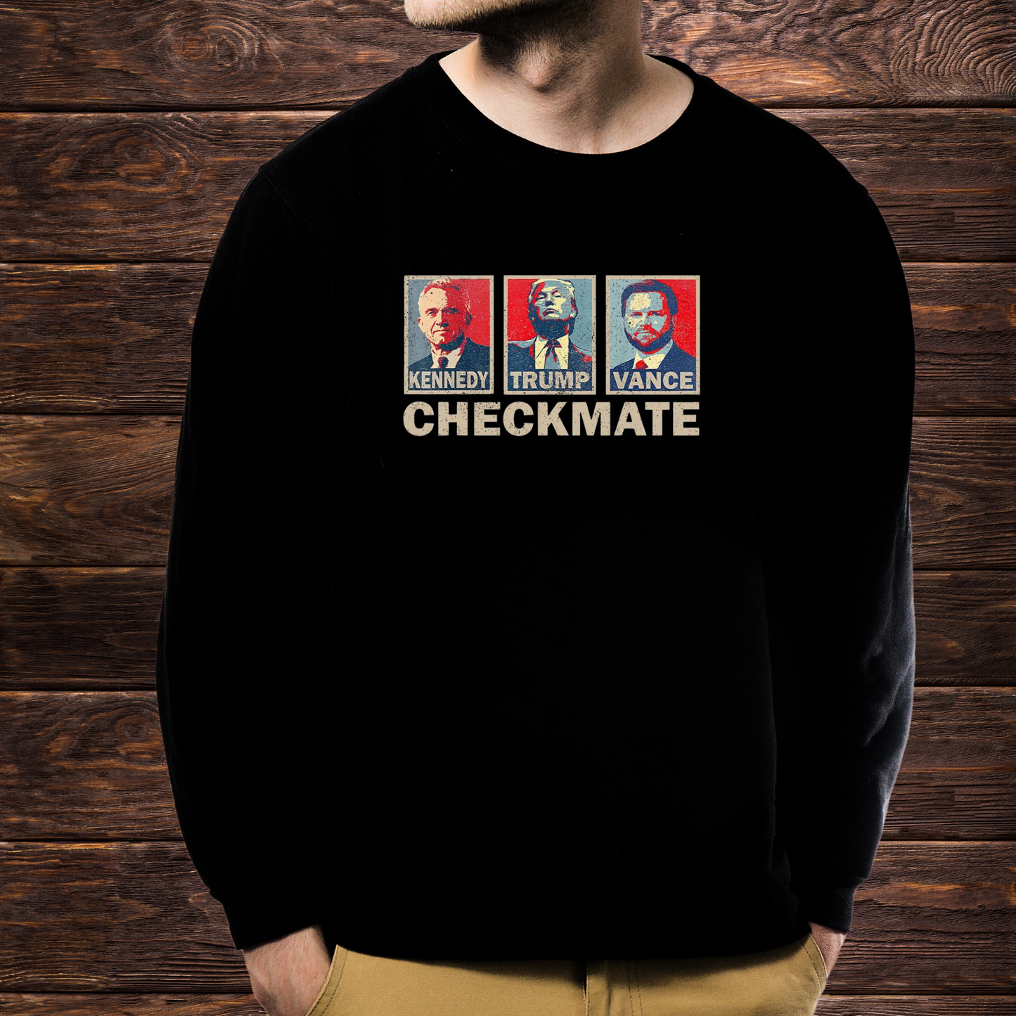 Kennedy, Trump, Vance - Check Mate Crewneck