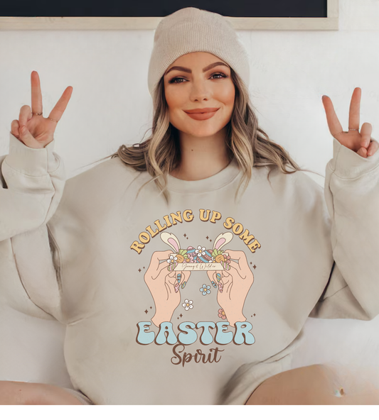 The "Rolling Up" Retro Easter Sweatshirt