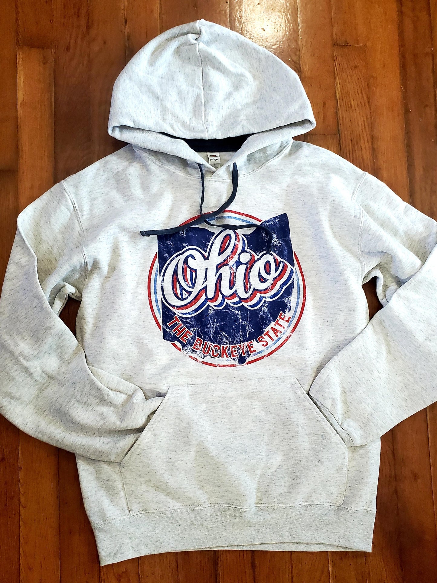 Ohio Heather Gray hoodie