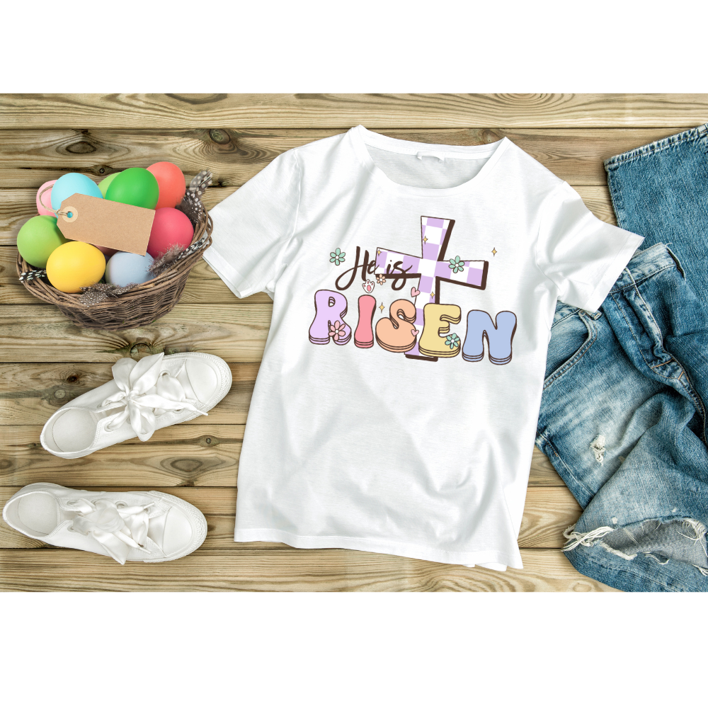 He is Risen Eater adult tshirt